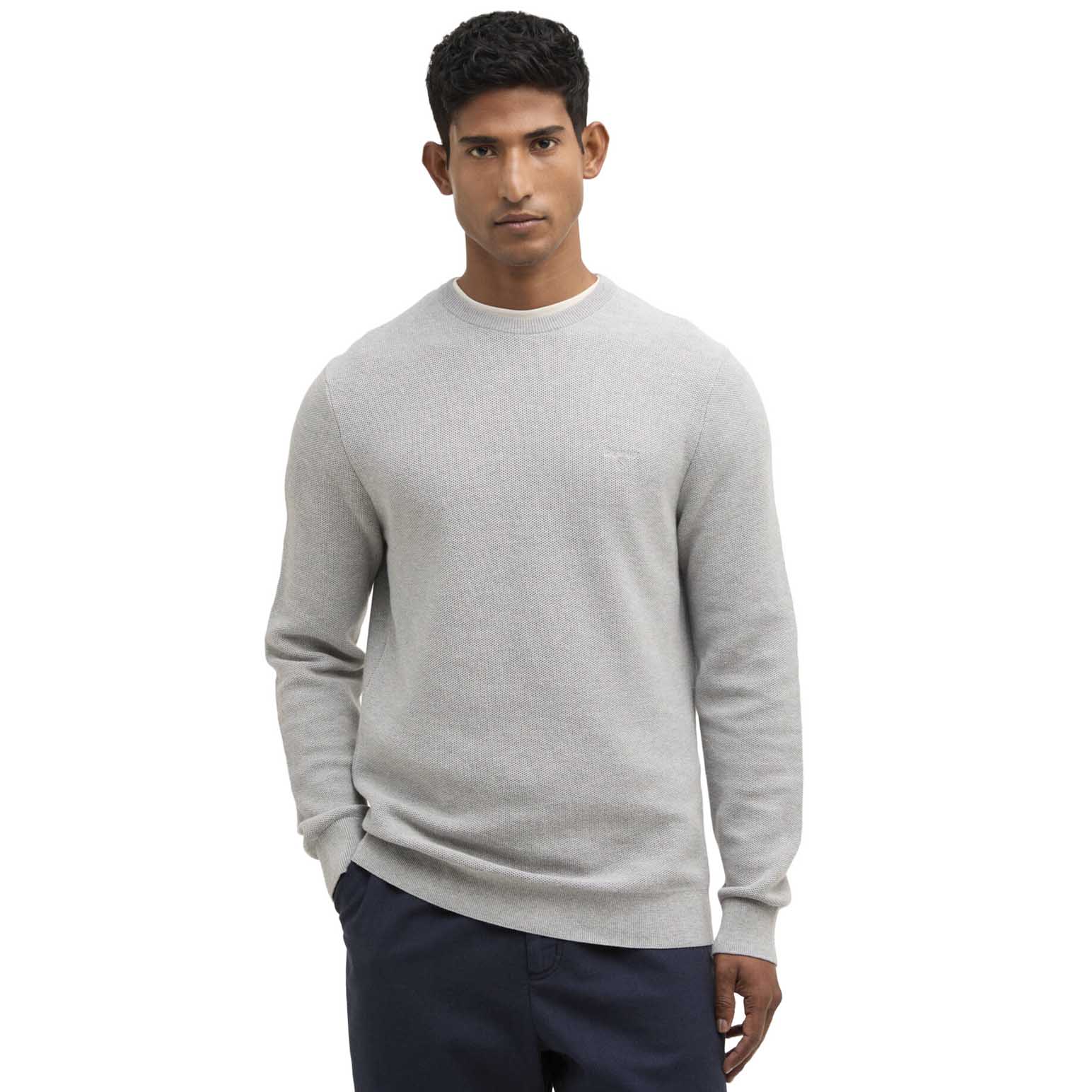 Barbour Essential Honeycomb Crew Neck Sweater